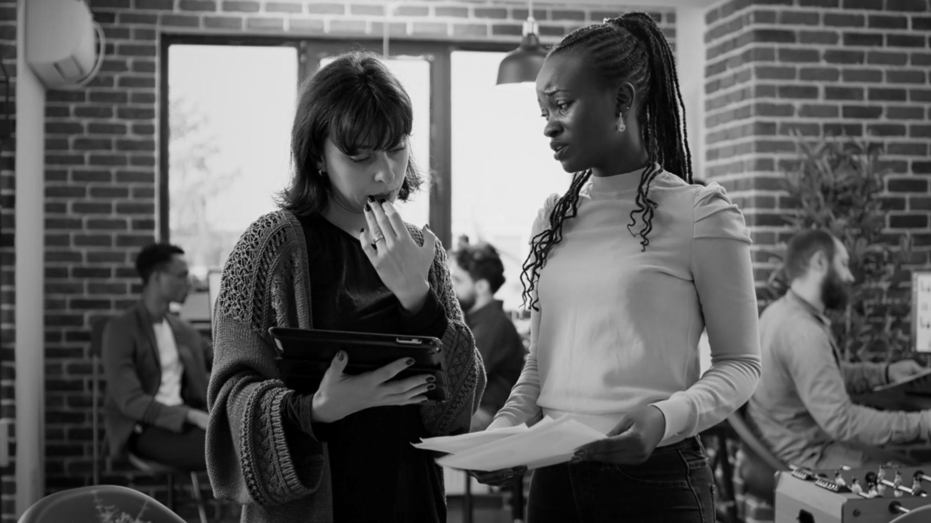 Financial planning workspace with documents and analysis tools